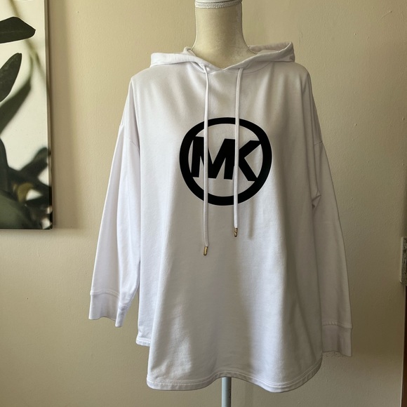 White hoodie Michael KORS Sz 1X - Picture 2 of 5